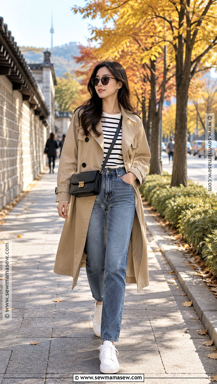 Korea October Trench Coat Outfit - 15 korea in october outfit ideas