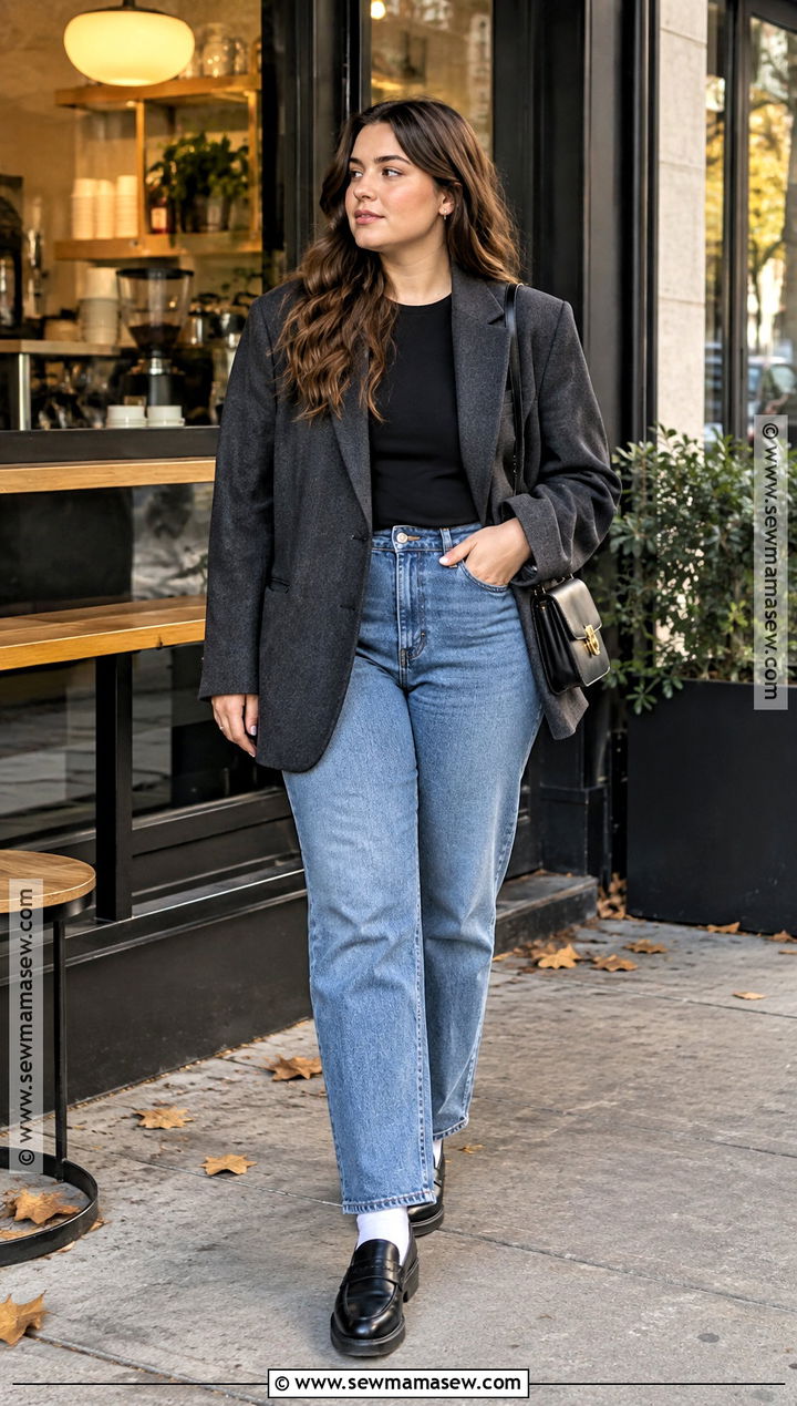 Korean Oversized Blazer Outfit - 15 Korean Fall Style Ideas