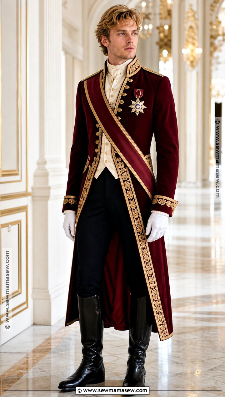 Kristoff Formal Costume With Burgundy Jacket - 30 frozen costume ideas