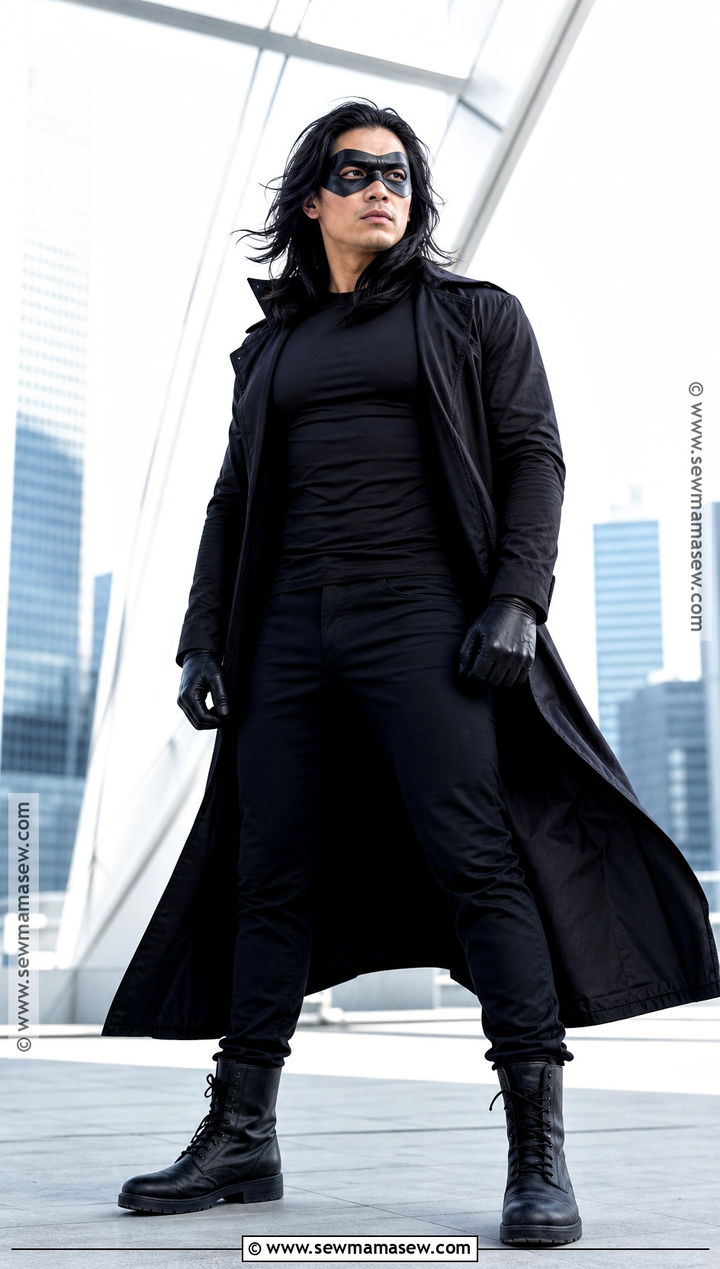 Krrish Black Superhero Costume - 40 bollywood characters costumes