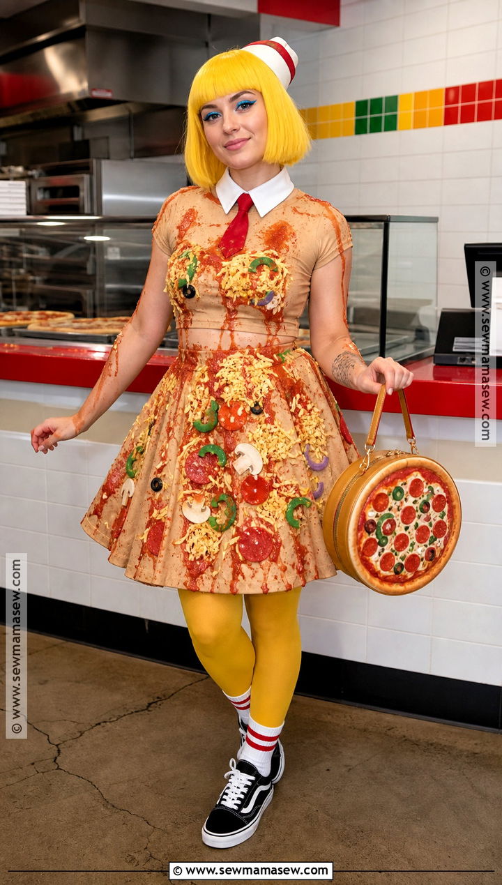 Krusty Krab Pizza Costume - 30 spongebob costume ideas for women