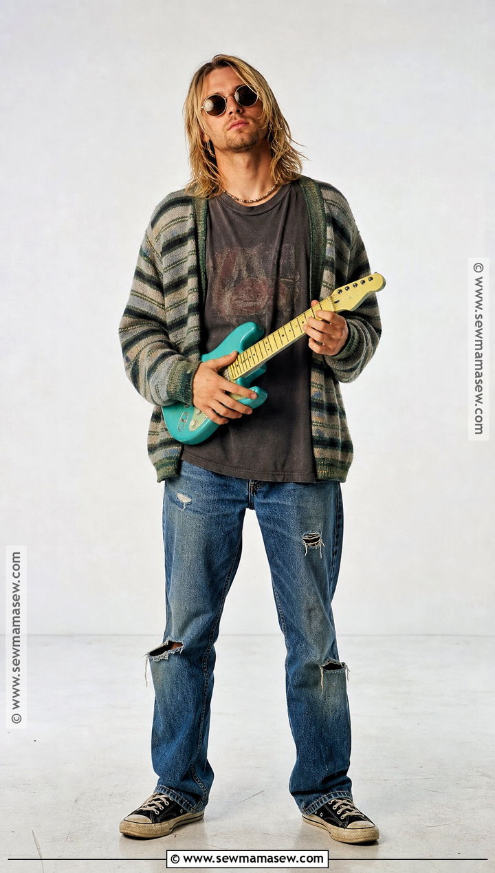 Kurt Cobain Grunge Costume - 40 90s costume ideas