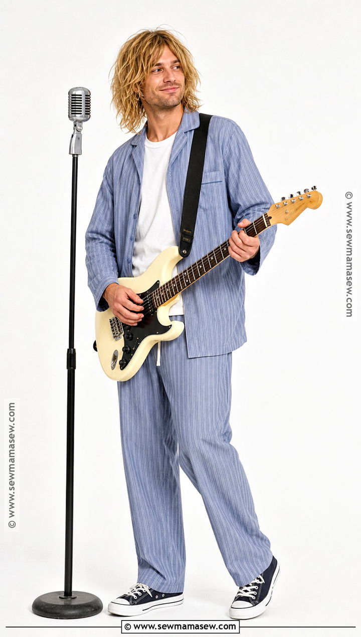 Kurt Cobain Pajama Costume - 30 kurt cobain costume ideas