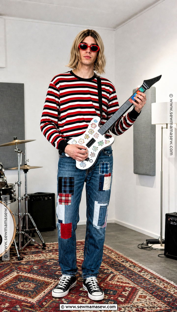 Kurt Cobain Red Sunglasses Costume - 30 kurt cobain costume ideas