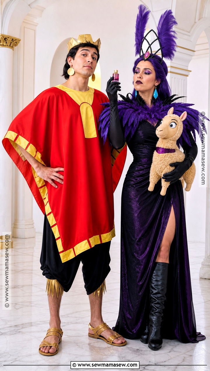 Kuzco And Yzma Couple Costume - 40 disney couple costumes