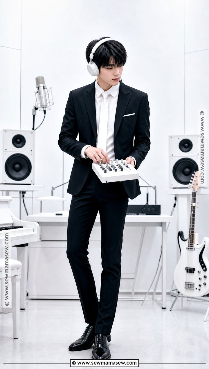 Kyle Katayanagi Black Suit Cosplay - 30 Scott Pilgrim Cosplay Ideas