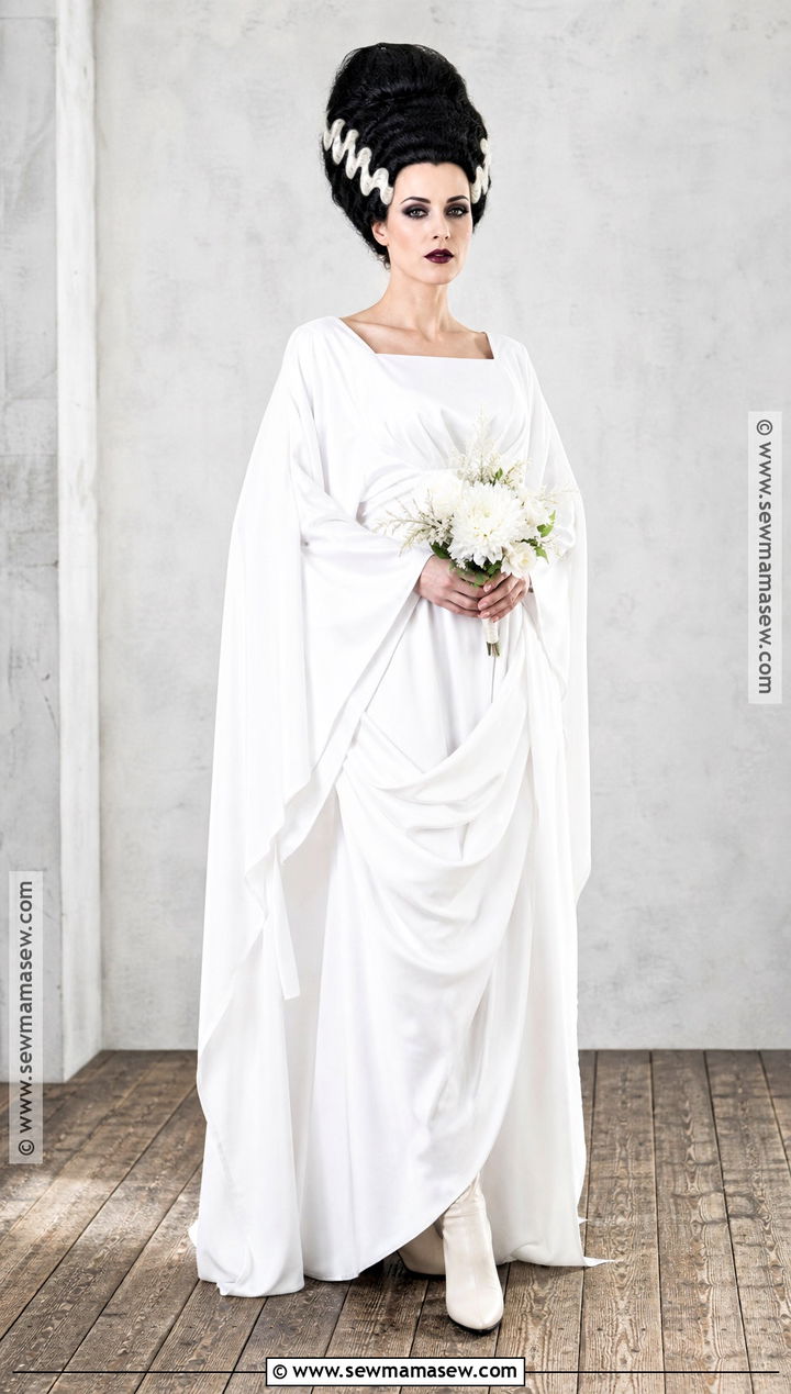 Kylie Jenner Bride Of Frankenstein Costume - 30 iconic celebrity halloween costumes