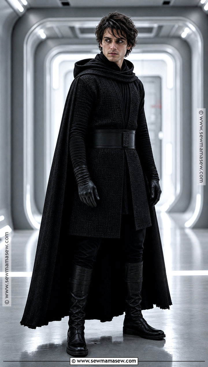 Kylo Ren Costume With Hooded Cape - 30 Easy Star Wars Costumes