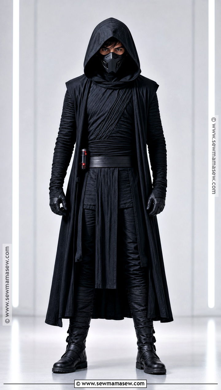 Kylo Ren Costume With Hooded Robe - 30 Villain Costume Ideas