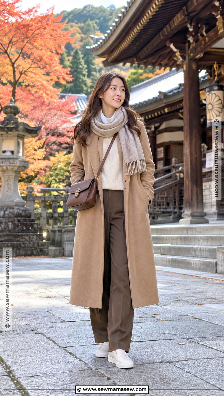 Kyoto Temple Visit Outfit - 20 November Japan Outfits