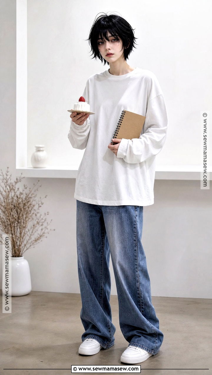 L Cosplay With White Shirt And Jeans - 30 simple cosplay ideas for women