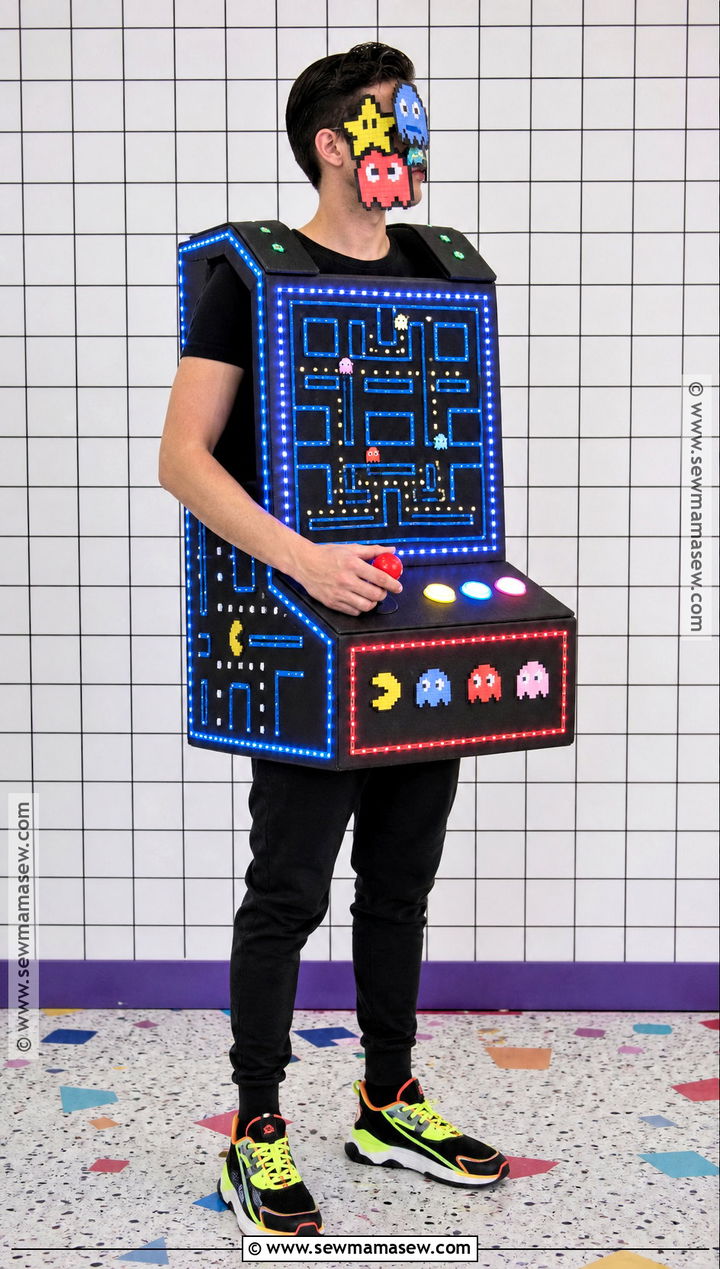 LED Arcade Game Costume - 30 led costume ideas