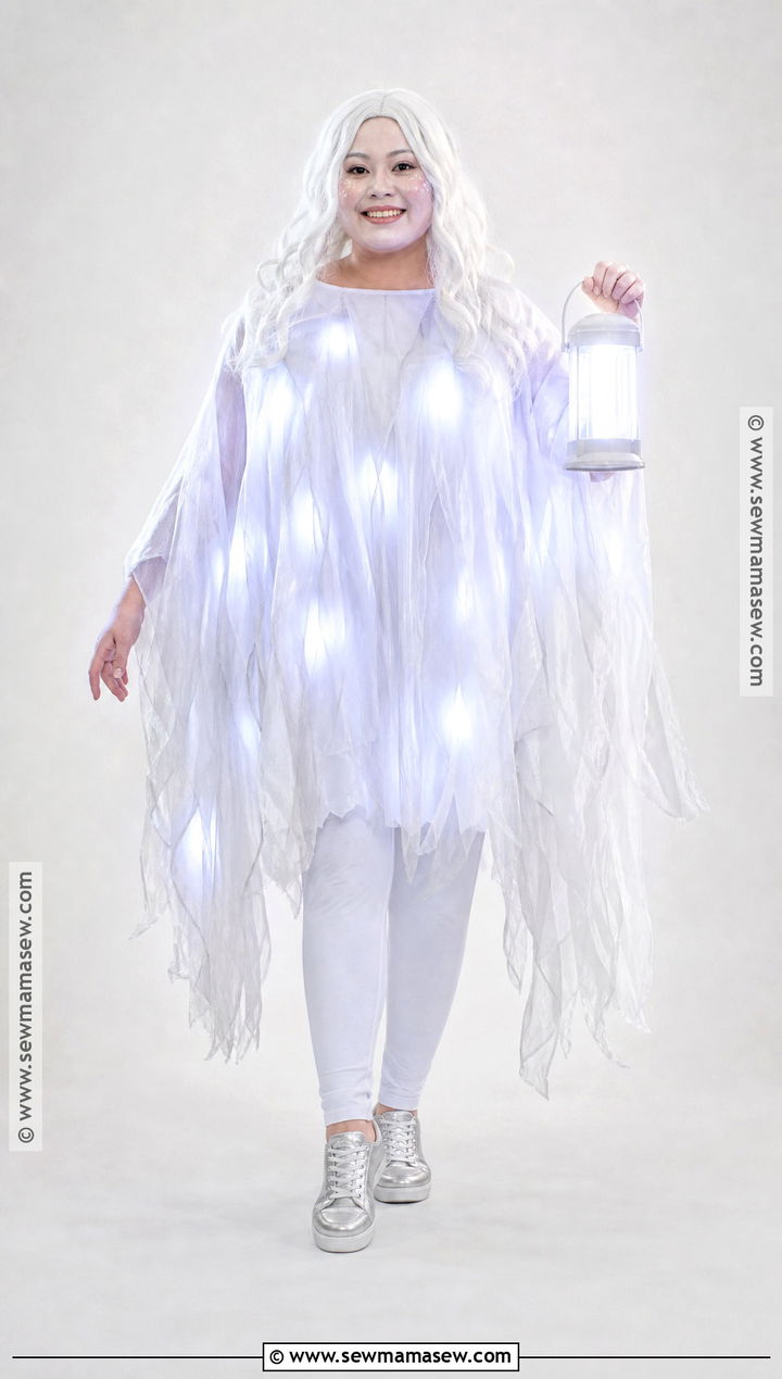 LED Ghost Costume - 30 led costume ideas