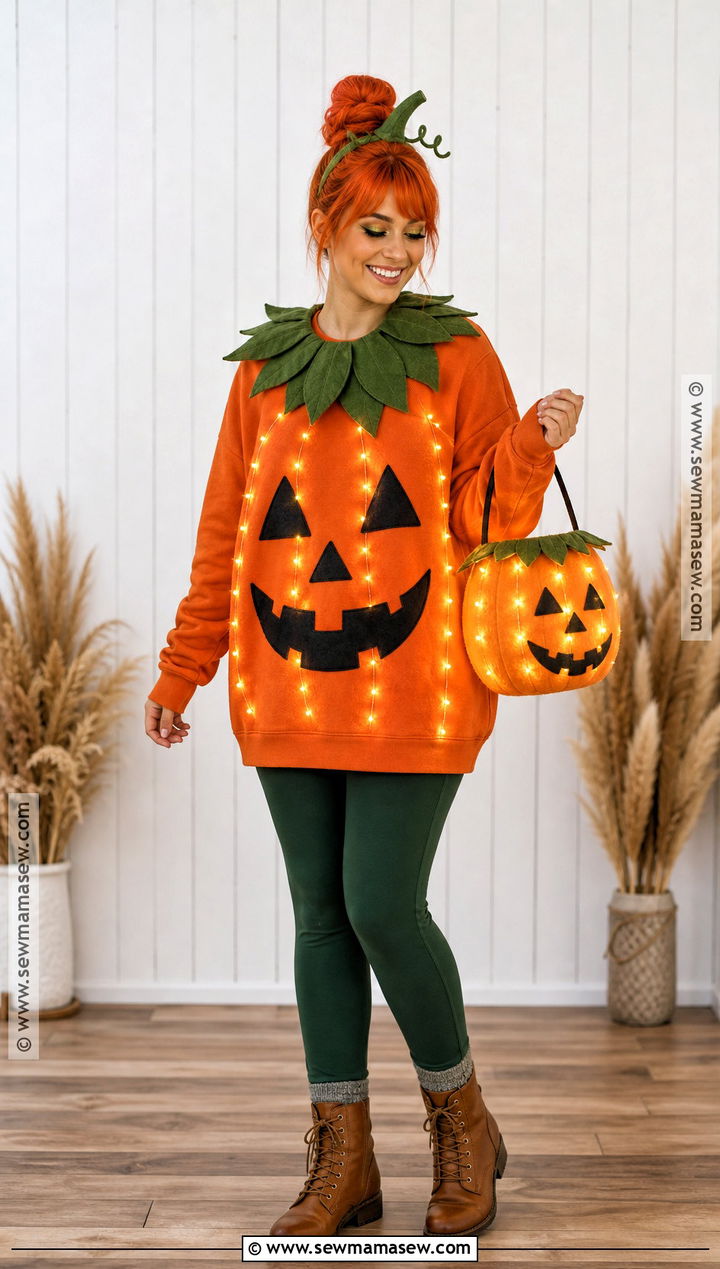 LED Pumpkin Costume - 30 led costume ideas