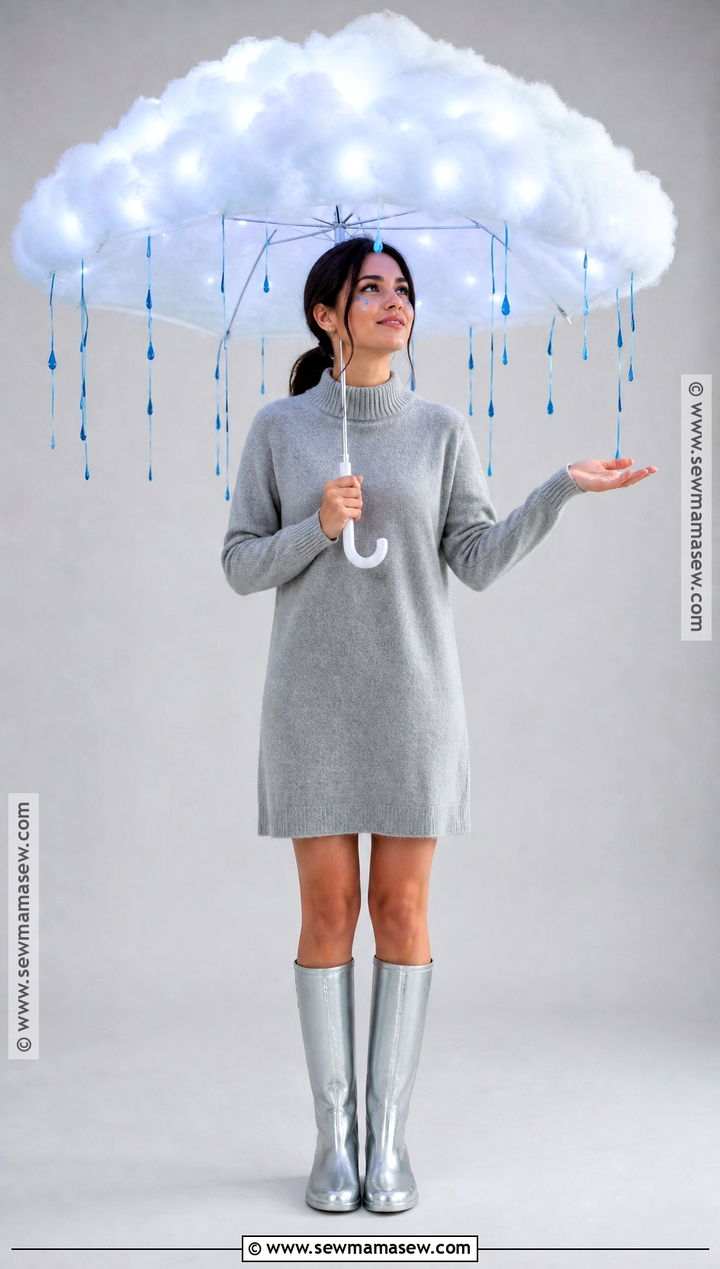 LED Rain Cloud Costume - 30 led costume ideas