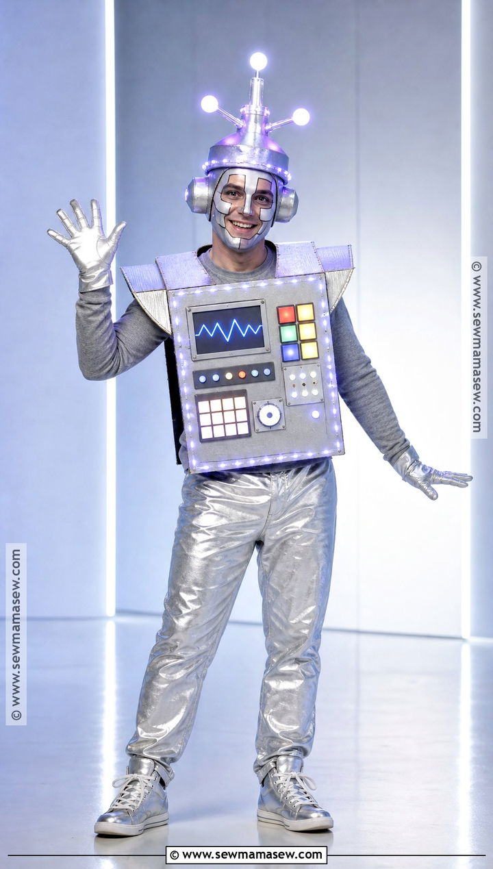 LED Robot Costume - 30 led costume ideas
