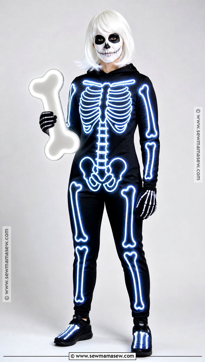 LED Skeleton Costume - 30 led costume ideas