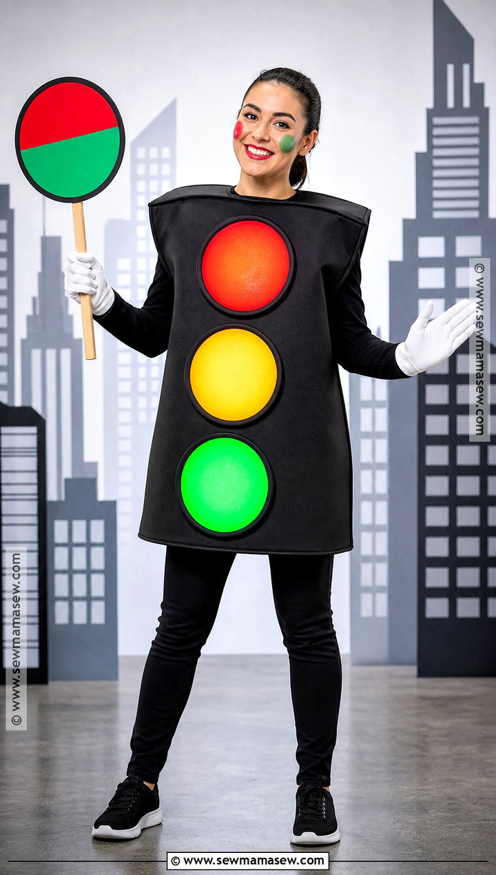 LED Traffic Light Costume - 30 led costume ideas
