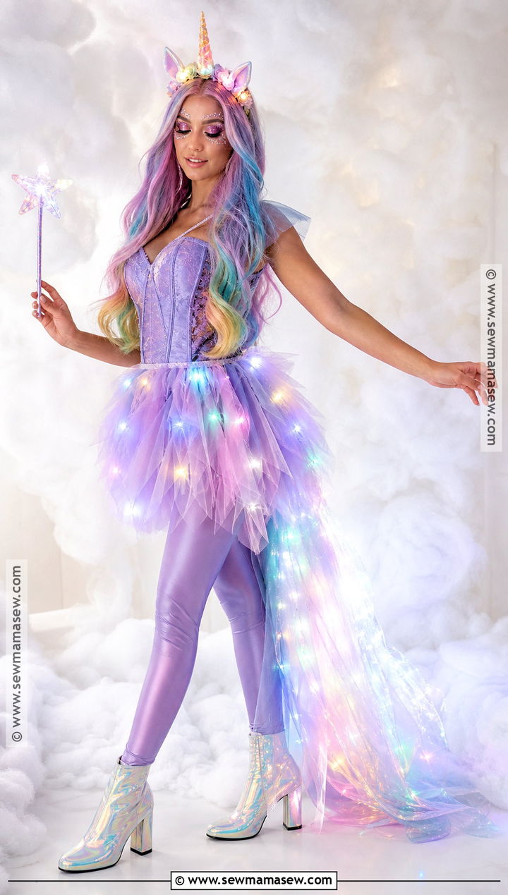 LED Unicorn Costume - 30 led costume ideas