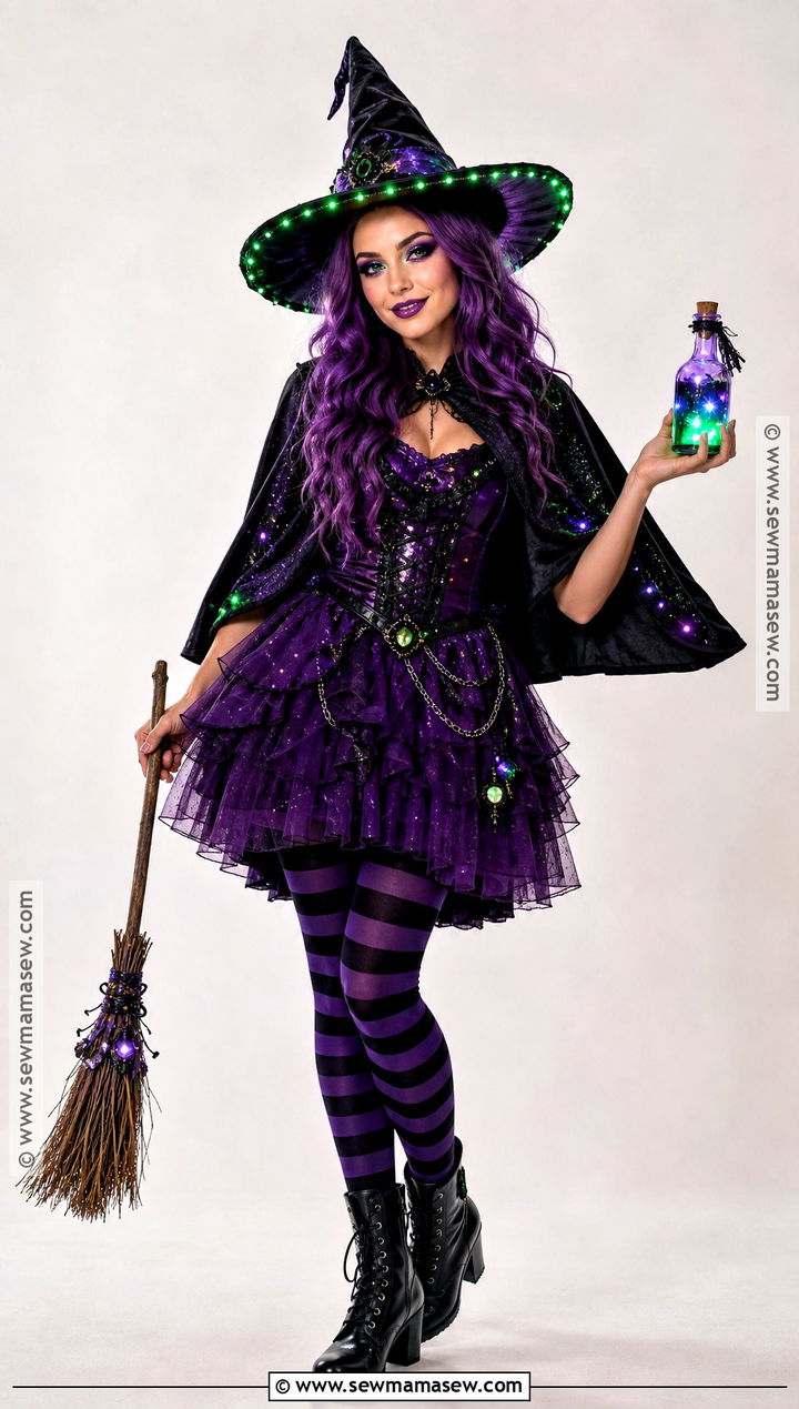 LED Witch Costume - 30 led costume ideas