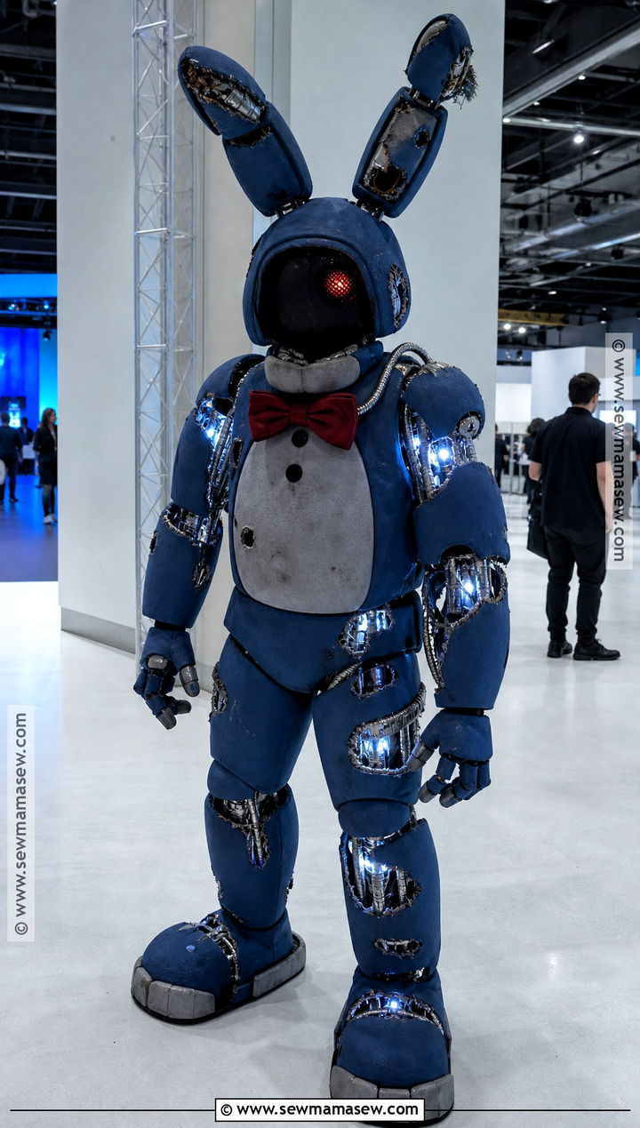 LED Withered Bonnie Cosplay - 30 Withered Bonnie Cosplay Ideas