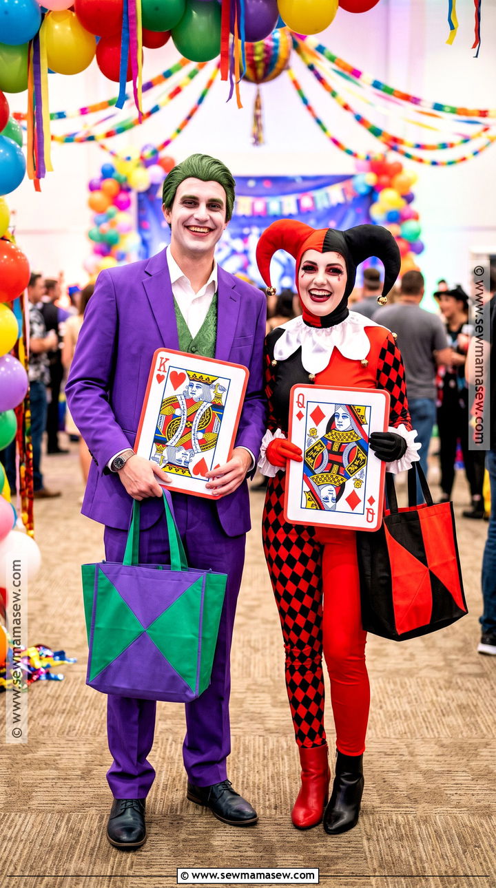 LEGO Joker And Harley Quinn Duo Costume - 30 lego batman costume ideas