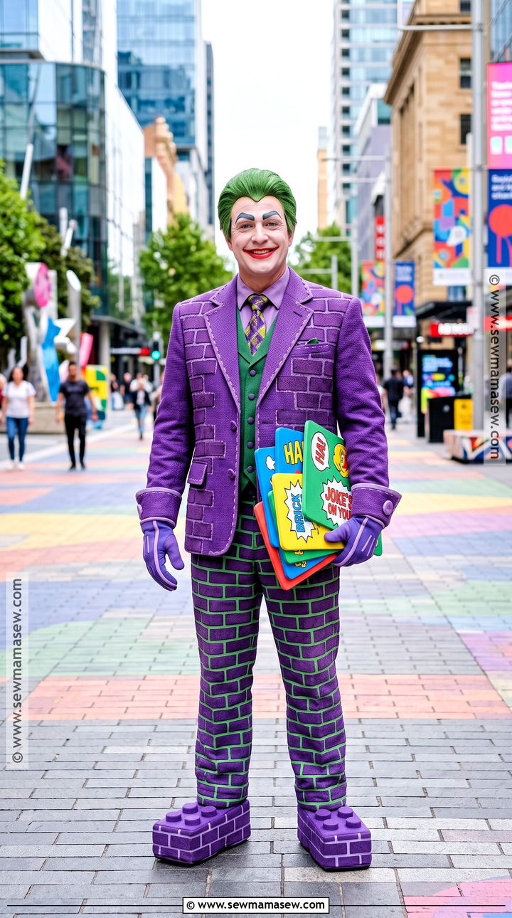 LEGO Joker Costume - 30 lego batman costume ideas