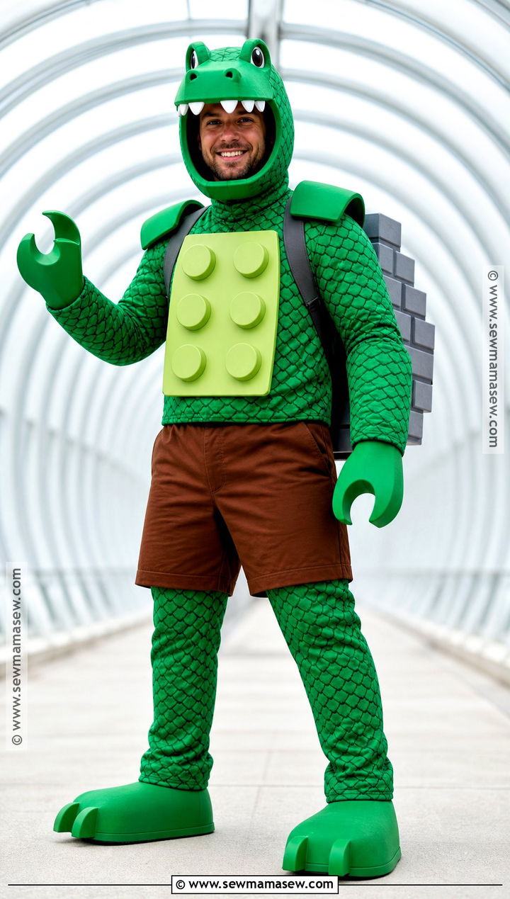 LEGO Killer Croc Costume - 30 lego batman costume ideas
