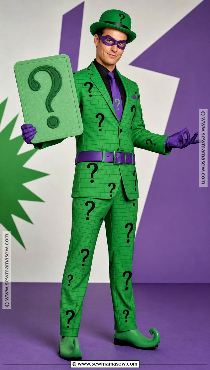 LEGO Riddler Costume - 30 lego batman costume ideas