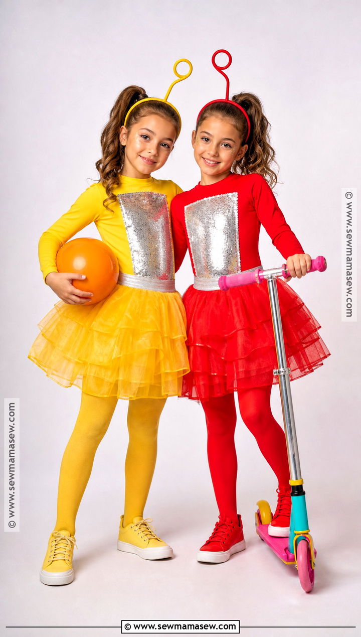 Laa Laa And Po Sisters Costume - 40 teletubbies costume ideas