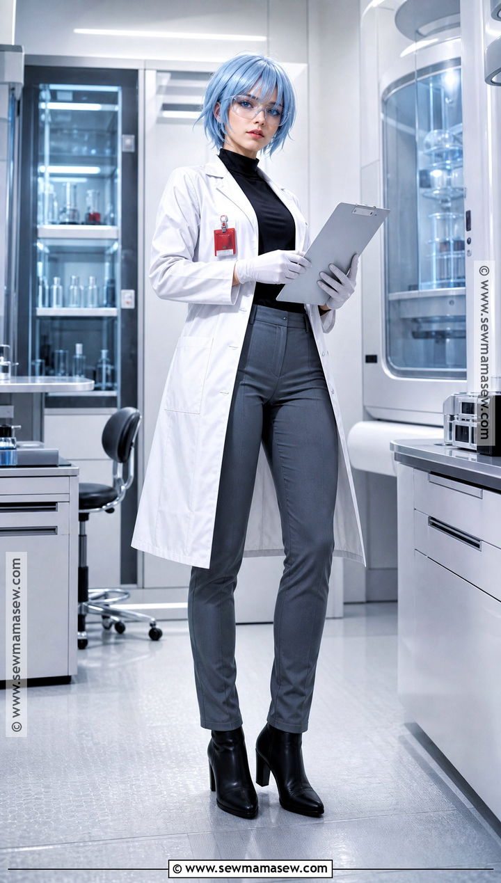 Lab Coat Rei Ayanami Cosplay - 35 rei ayanami cosplay ideas