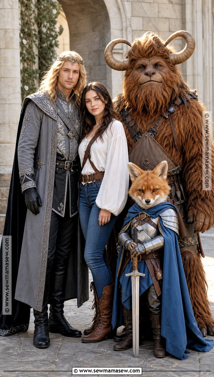 Labyrinth Family Costume With Ludo And Didymus - 30 Labyrinth Costume Ideas