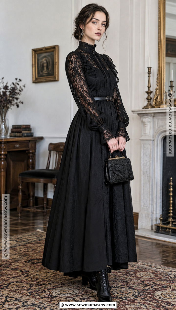 Lace Blouse And Maxi Skirt Witch Outfit - 30 witch outfits aesthetic