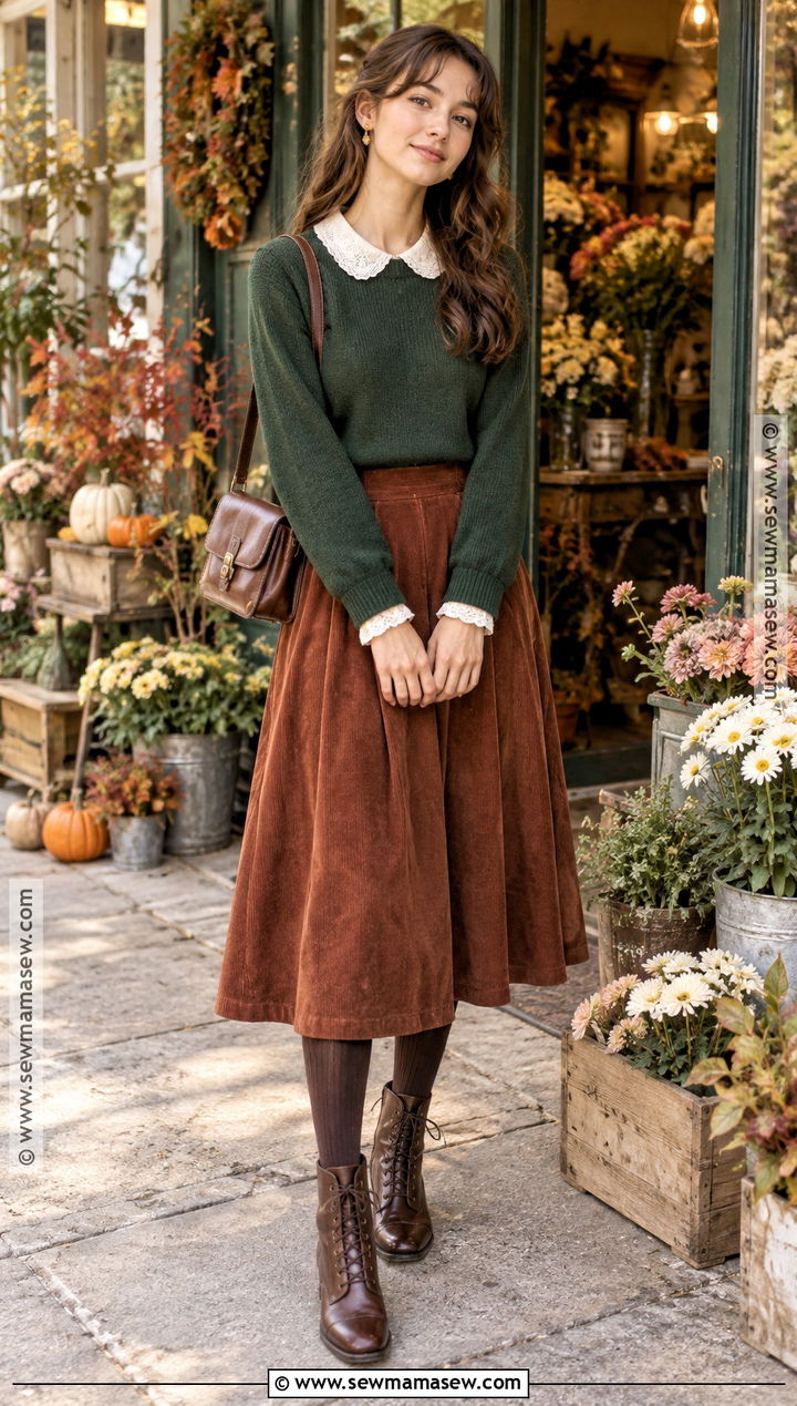 Lace Collar Shoujo Fall Outfit - 20 Shoujo Fall Outfits