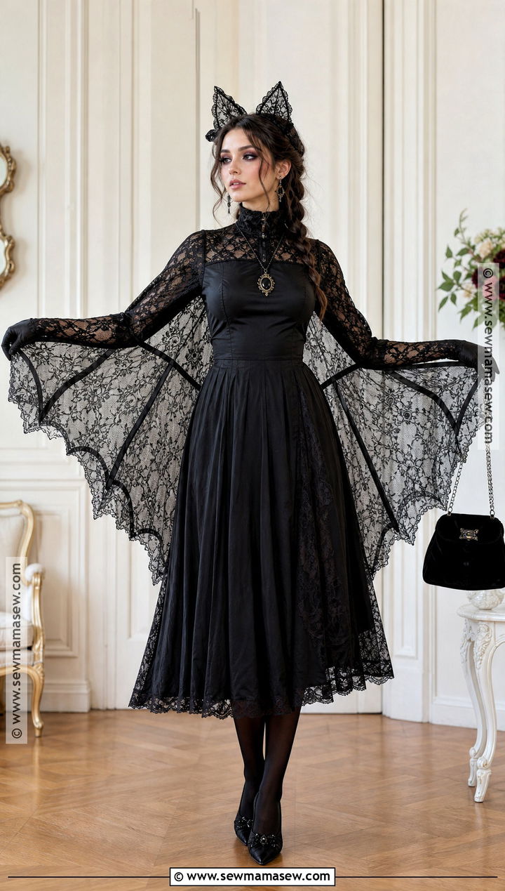 Lace Wing Bat Costume - 35 Bat Costume Women's Ideas