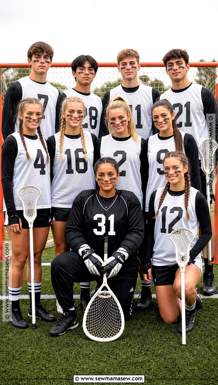 Lacrosse Team Costume With Practice Jerseys - 30 team costume ideas sports