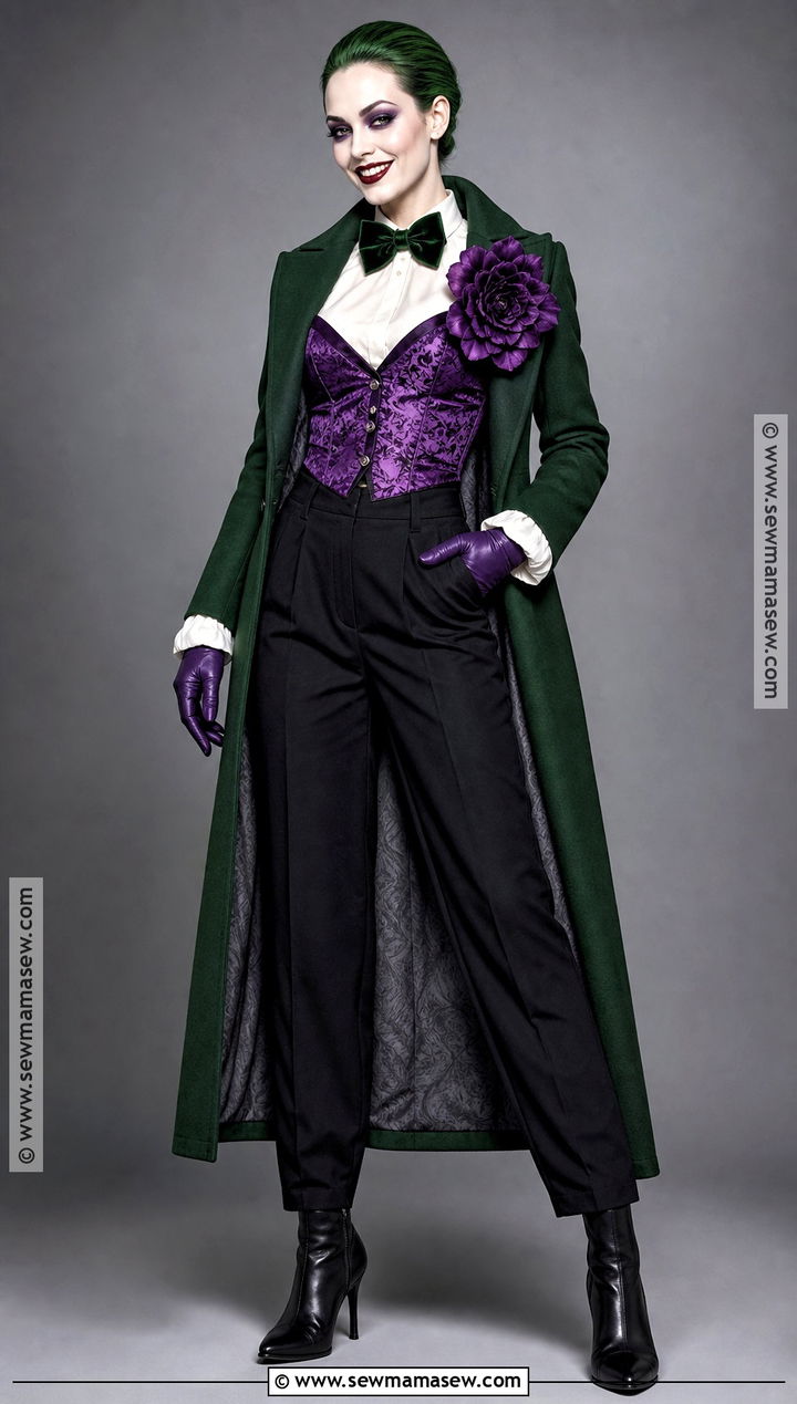 Lady Joker Costume With Corset Vest - 35 lady joker costume ideas