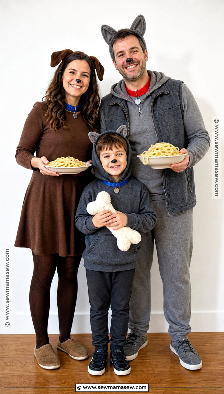 Lady Tramp And Scamp Family Costume - 35 lady and the tramp costume ideas
