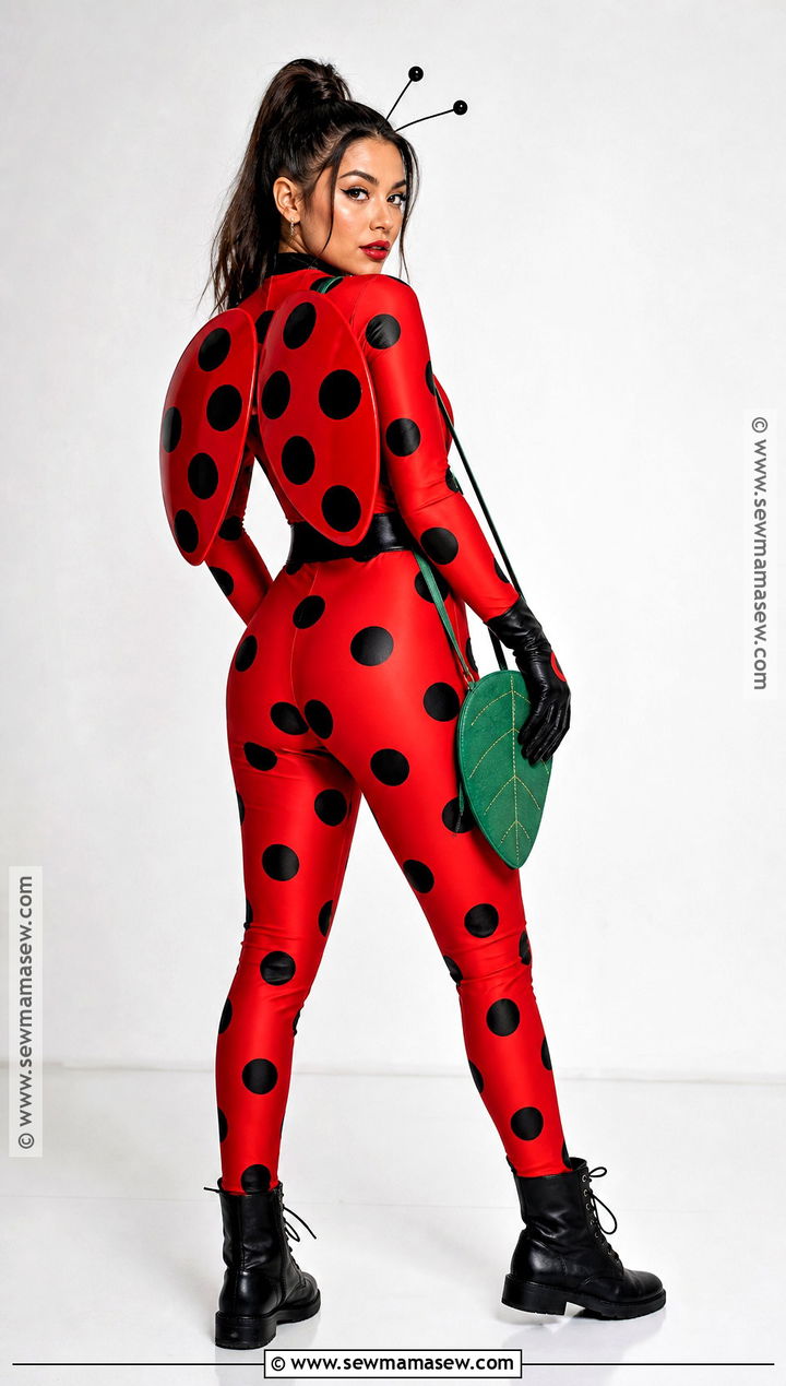 Ladybird Costume With Red Jumpsuit - 30 ladybird costume ideas