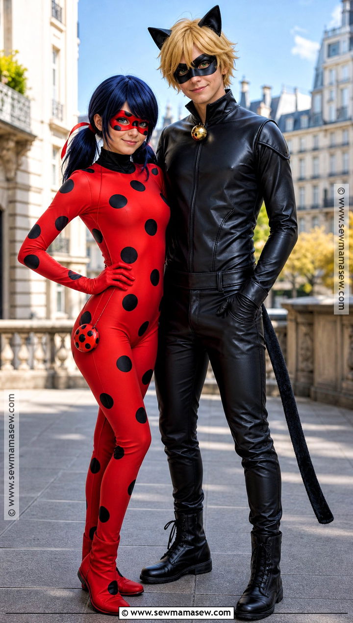 Ladybug And Cat Noir Couple Costume - 30 miraculous ladybug costume ideas