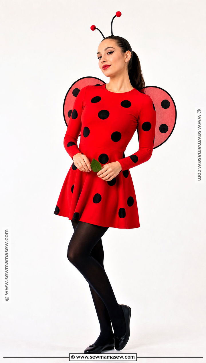 Ladybug Costume - 40 low effort halloween costume ideas