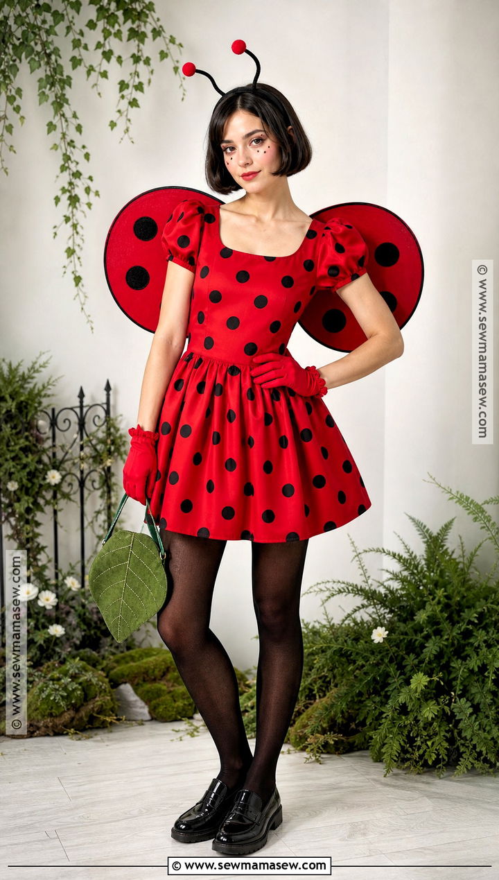 Ladybug Costume With Red Polka Dots - 30 costume outfits