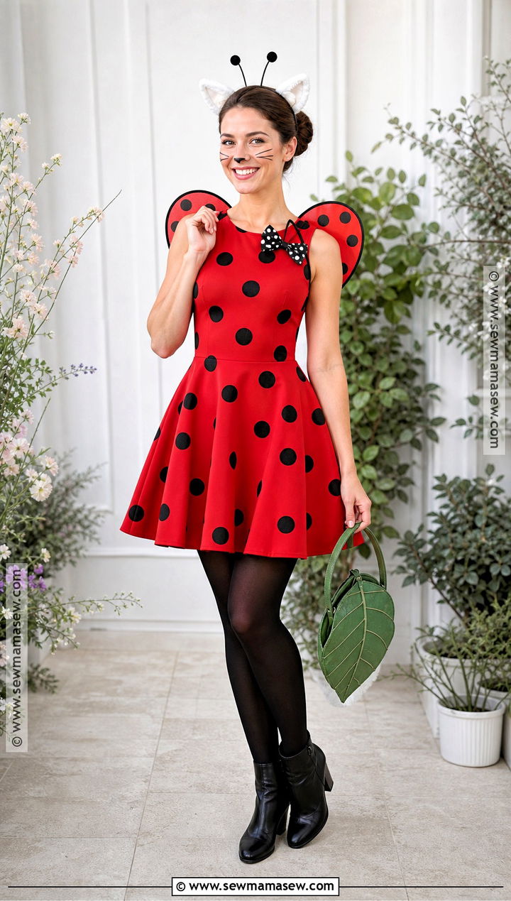 Ladybug Hello Kitty Costume - 40 hello kitty halloween costume ideas