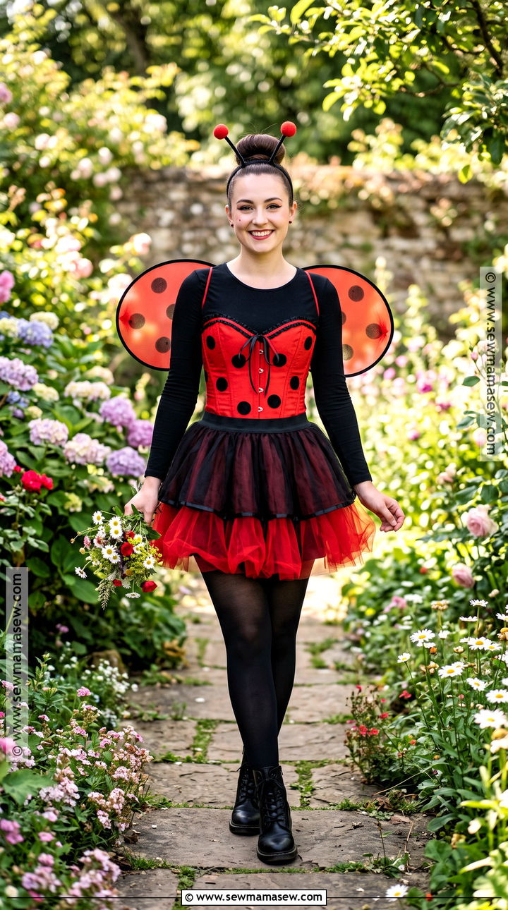 Ladybug Red Corset Costume - 35 Red Corset Costume Ideas