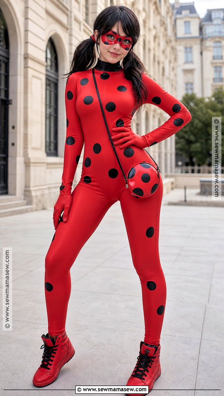 Ladybug Superhero Costume - 35 girls halloween costumes for kids