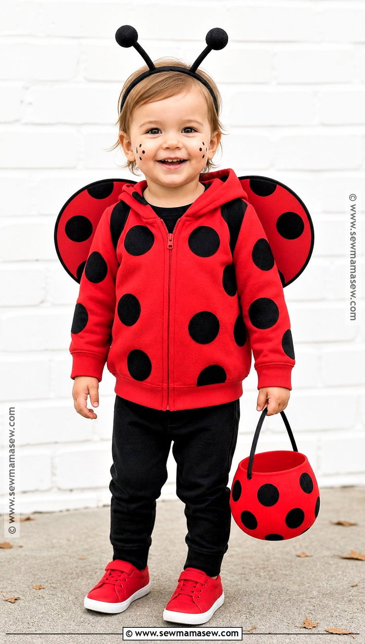Ladybug Toddler Costume - 30 halloween toddler costumes