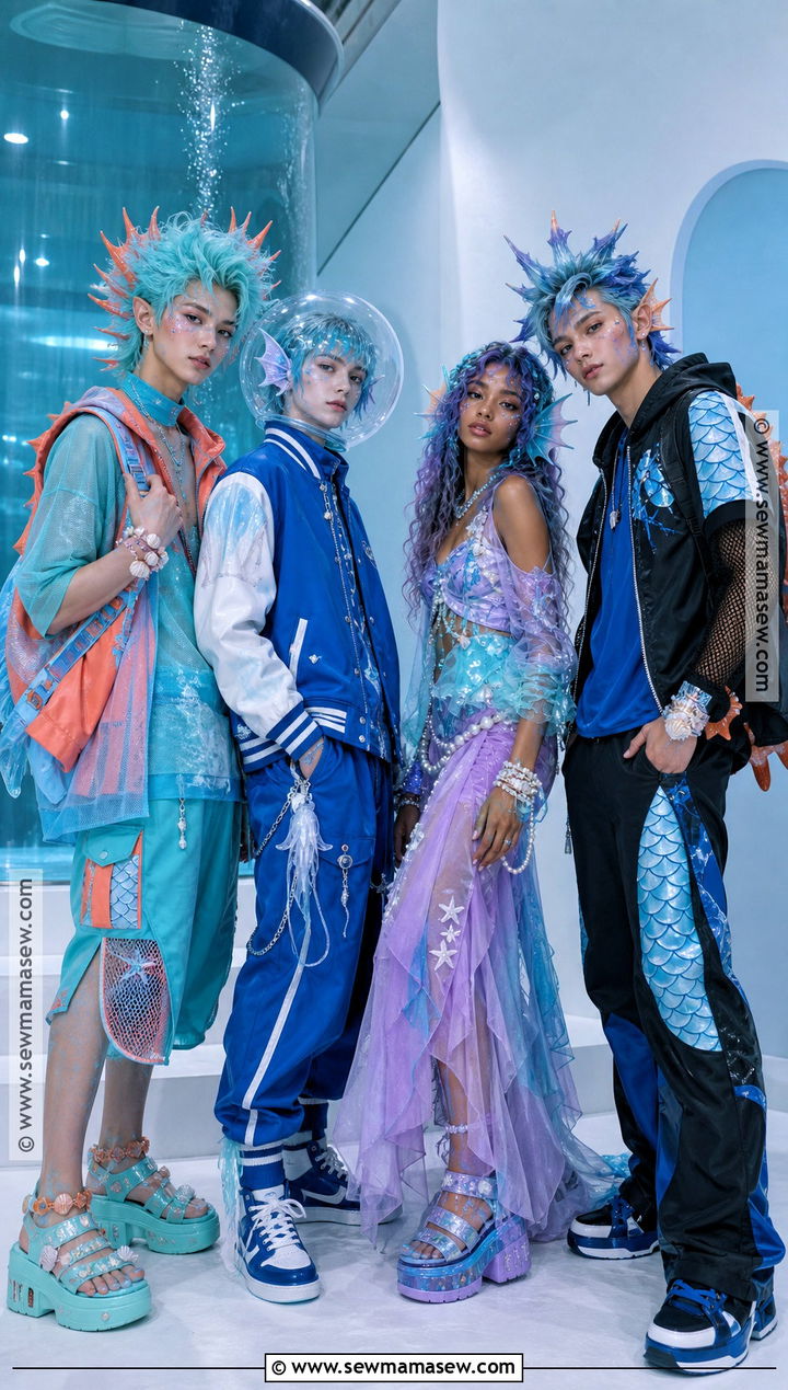 Lagoona Aquatic Monster High Group Costume - 35 Monster High Group Costume Ideas