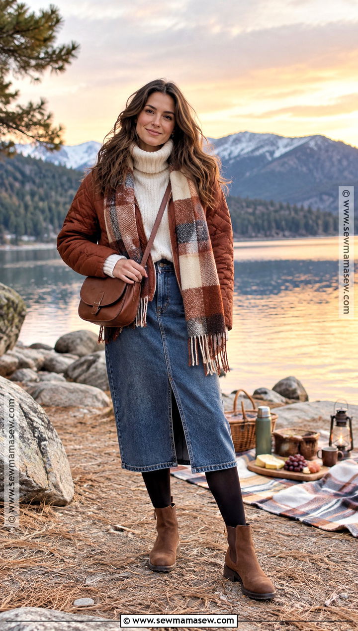 Lake Tahoe September Sunset Picnic Outfit - 15 lake tahoe september outfits