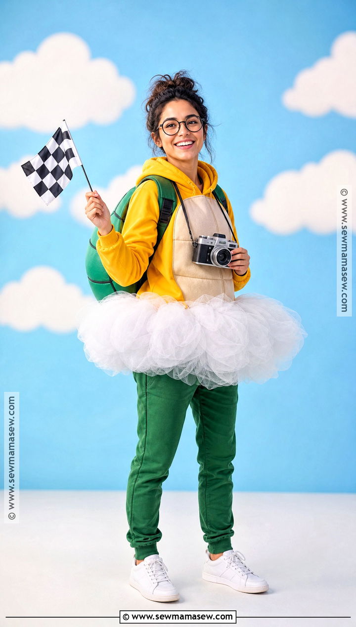Lakitu Costume With Cloud Skirt - 30 super mario costume ideas
