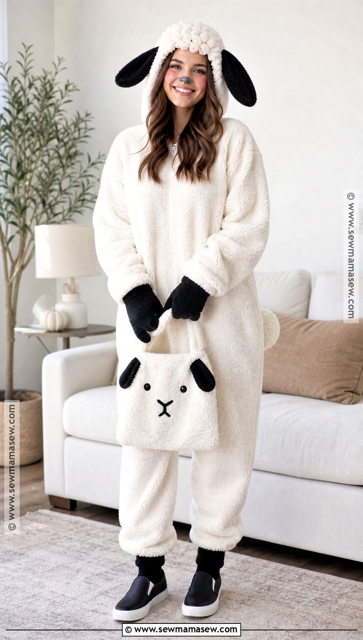 Lamb Pajama Costume - 30 lamb halloween costume ideas